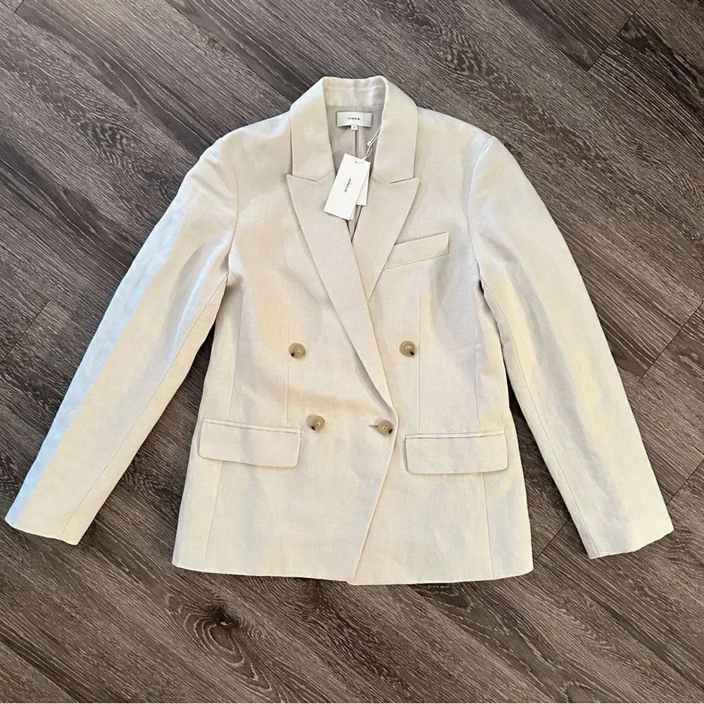 Vince Double Breasted Blazer New